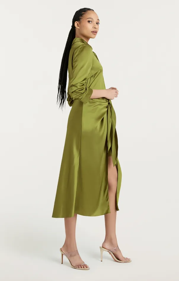 Cinq A Sept Midi Women Jacey Dress Moss
