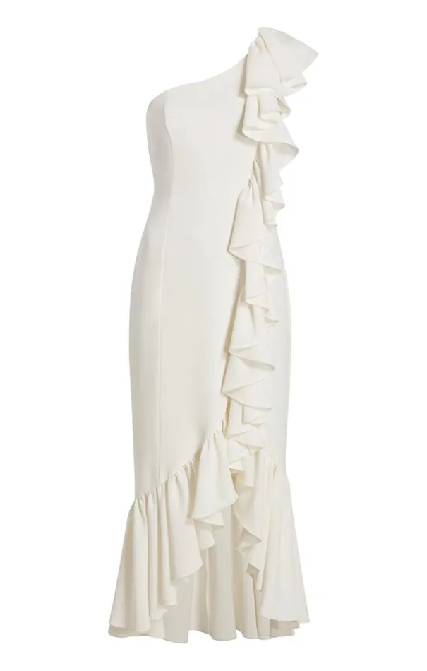 Cinq A Sept Midi Women Jovette Dress Ivory