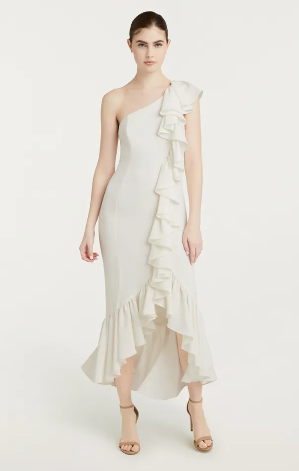 Cinq A Sept Midi Women Jovette Dress Ivory