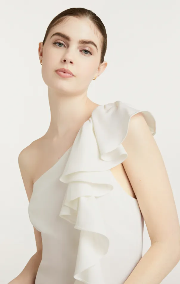 Cinq A Sept Midi Women Jovette Dress Ivory