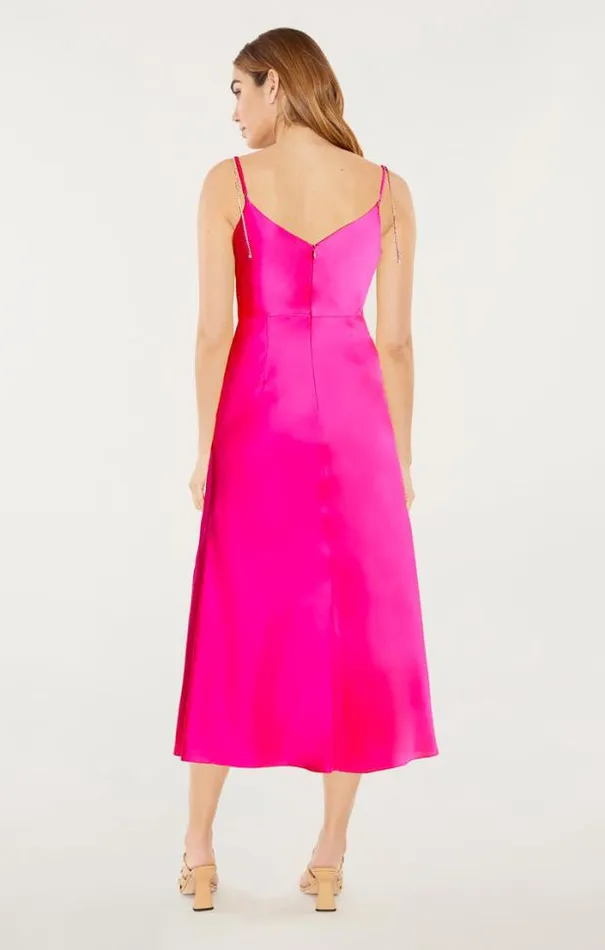 Cinq A Sept Midi Women Kalena Dress Ultra Pink