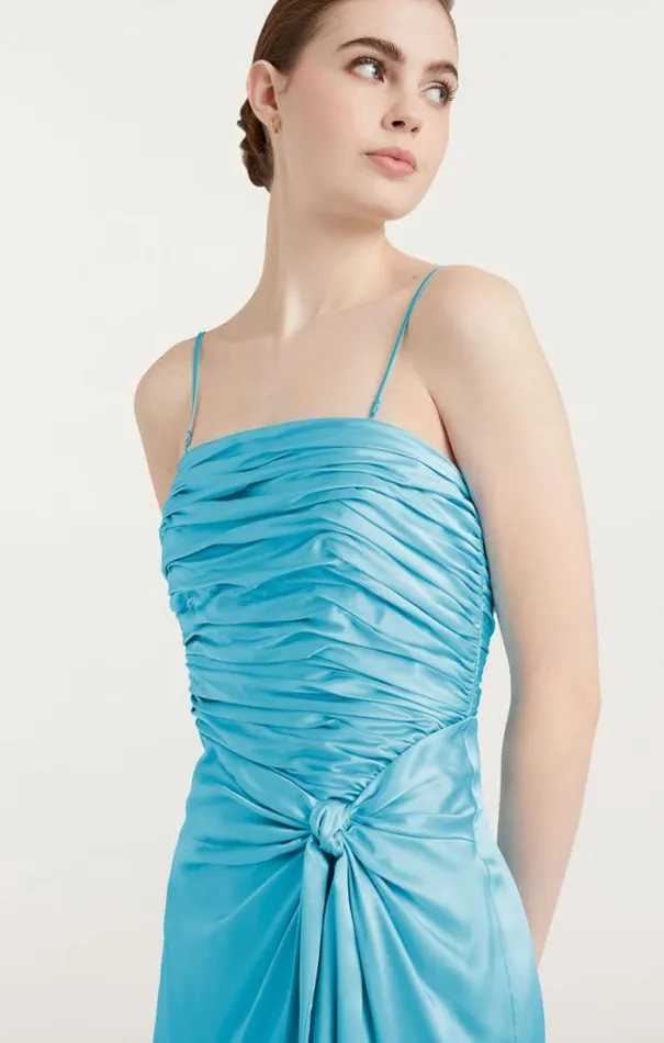 Cinq A Sept Midi Women Katz Dress Cyan