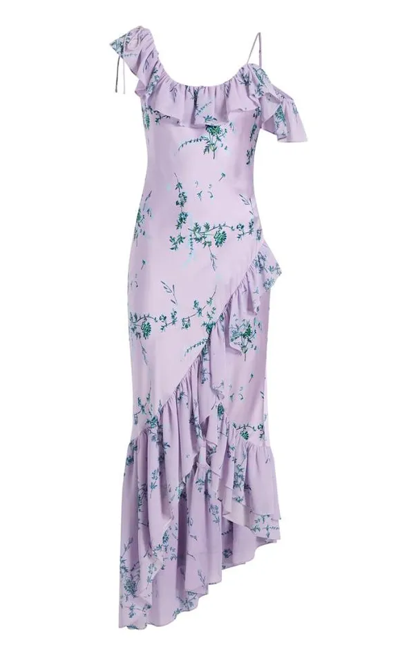 Cinq A Sept Midi Women Kersti Dress Lilac Wine Multi