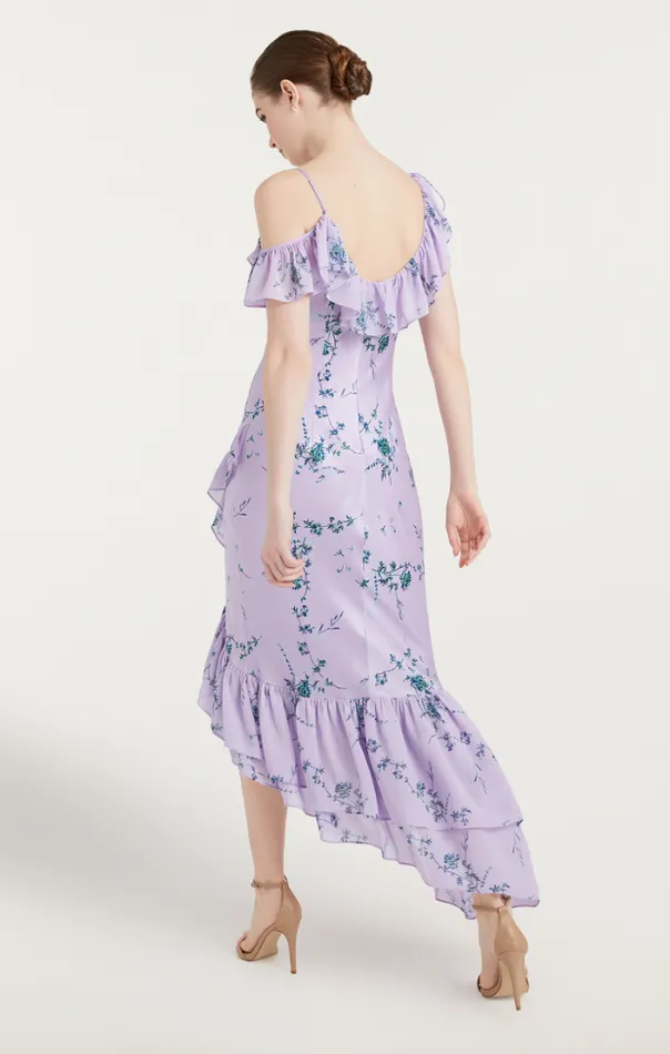 Cinq A Sept Midi Women Kersti Dress Lilac Wine Multi