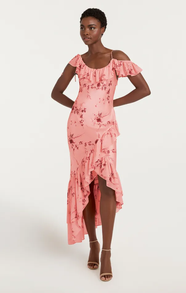 Cinq A Sept Midi Women Kersti Dress Pale Rose Multi