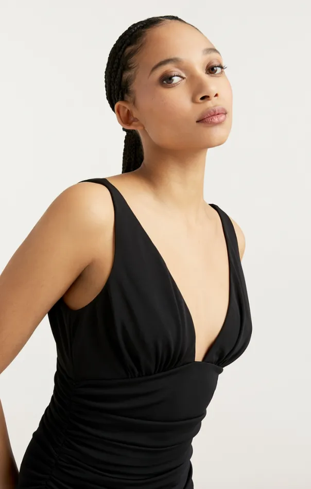 Cinq A Sept Midi Women Lacey Dress Black