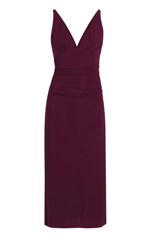 Cinq A Sept Midi Women Lacey Dress Dark Fig