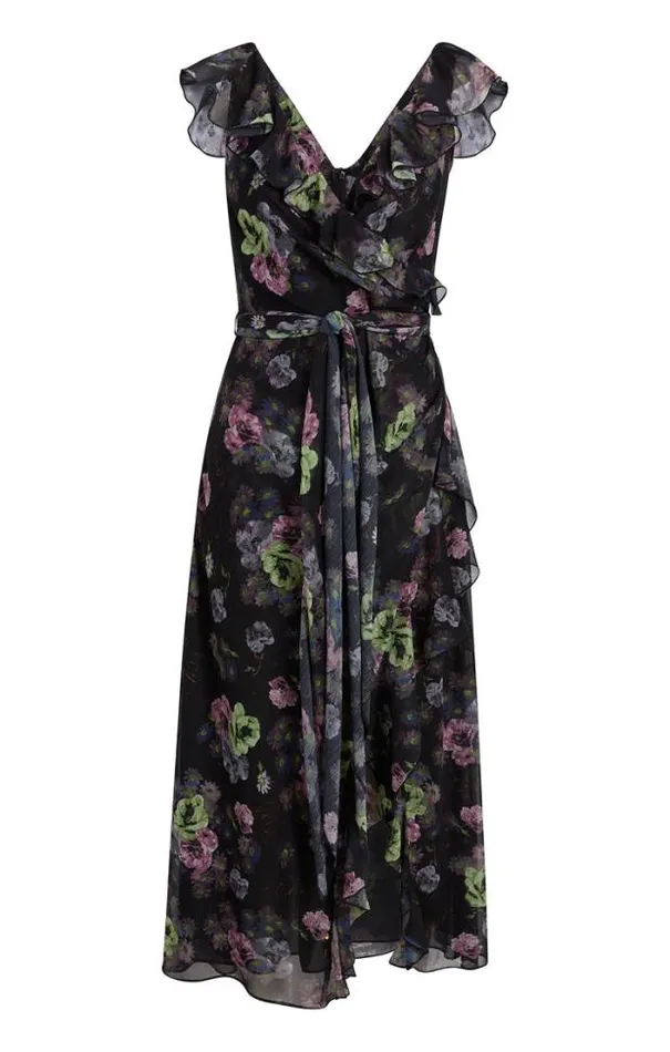 Cinq A Sept Midi Women Laure Dress Midnight Multi
