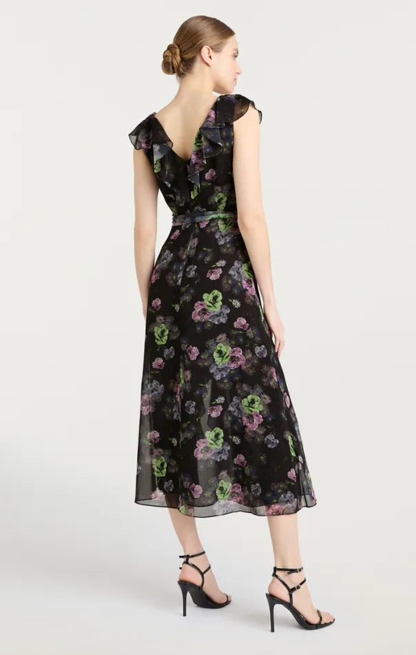 Cinq A Sept Midi Women Laure Dress Midnight Multi