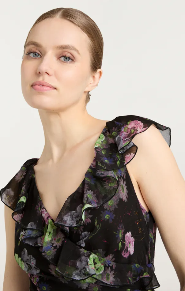 Cinq A Sept Midi Women Laure Dress Midnight Multi