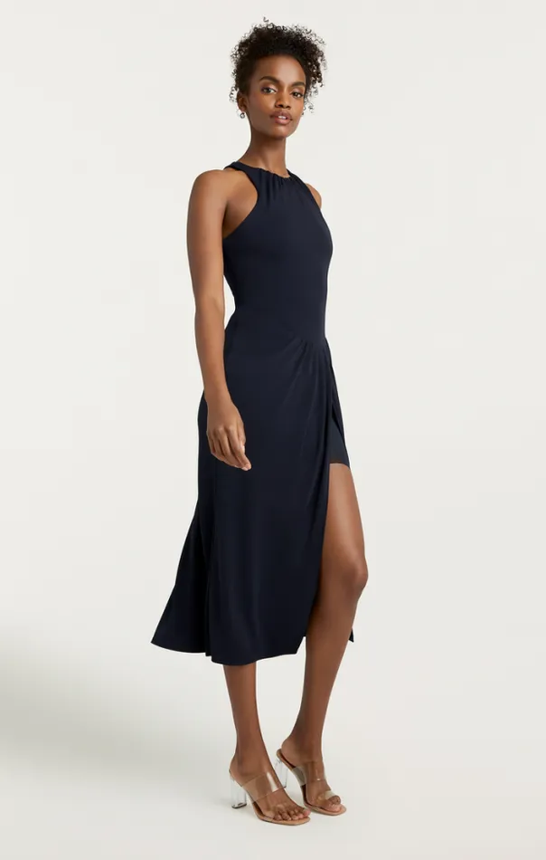 Cinq A Sept Midi Women Lezlie Dress Navy