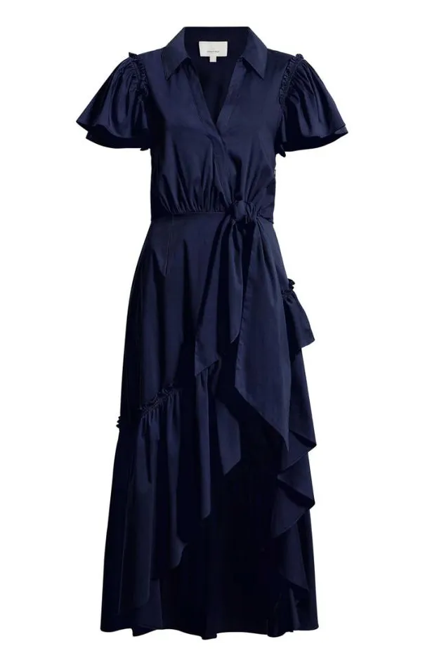 Cinq A Sept Midi Women Lila Dress Navy