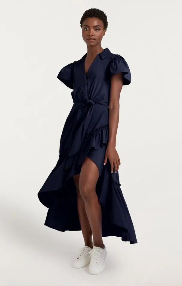 Cinq A Sept Midi Women Lila Dress Navy