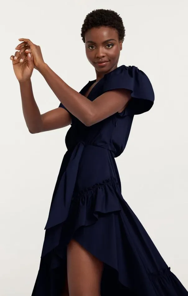 Cinq A Sept Midi Women Lila Dress Navy