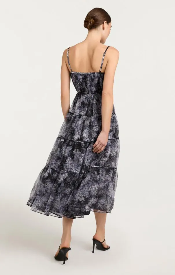 Cinq A Sept Midi Women Livvy Dress Black Multi