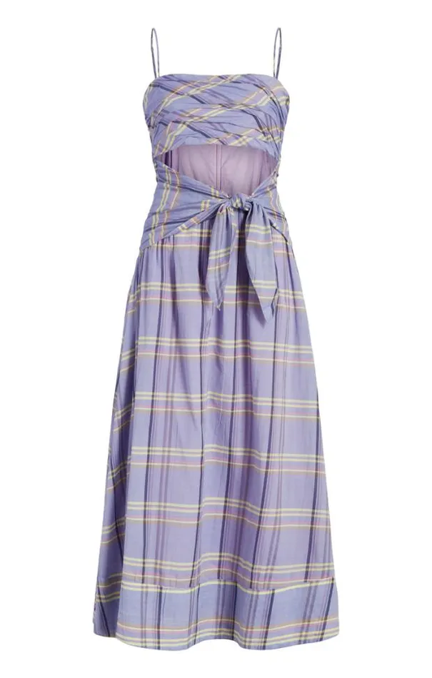 Cinq A Sept Midi Women Loise Dress Pale Iris Multi
