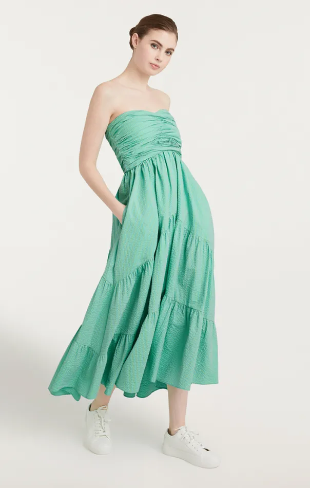 Cinq A Sept Midi Women Maurice Dress Cyanlima Bean
