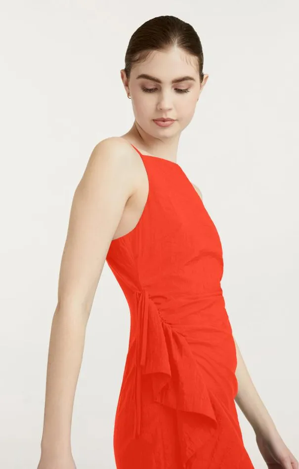 Cinq A Sept Midi Women Neena Dress Cherry Tomato