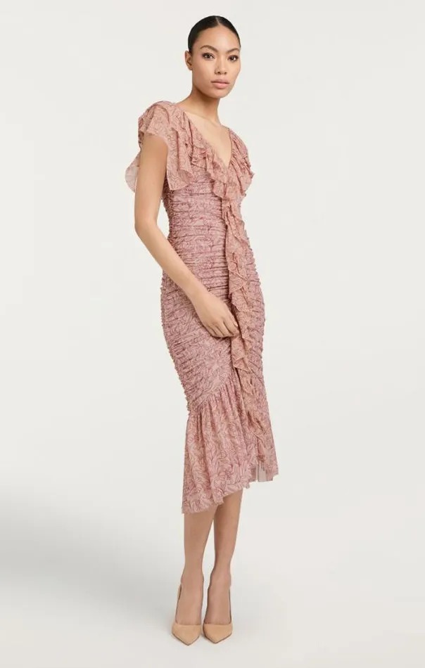 Cinq A Sept Midi Women Paola Dress Blusher Multi