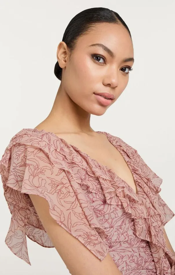 Cinq A Sept Midi Women Paola Dress Blusher Multi