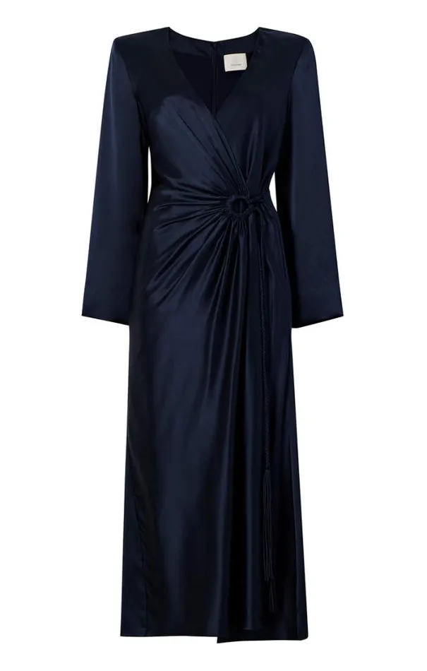 Cinq A Sept Midi Women Serena Dress Navy
