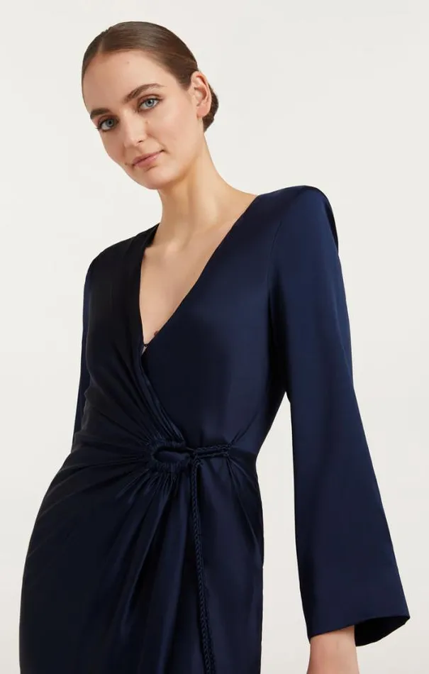 Cinq A Sept Midi Women Serena Dress Navy