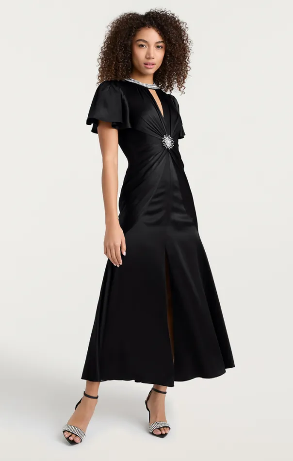 Cinq A Sept Midi Women Sharma Dress Black