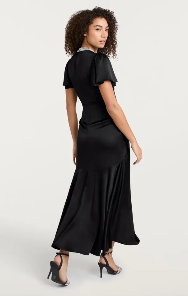 Cinq A Sept Midi Women Sharma Dress Black