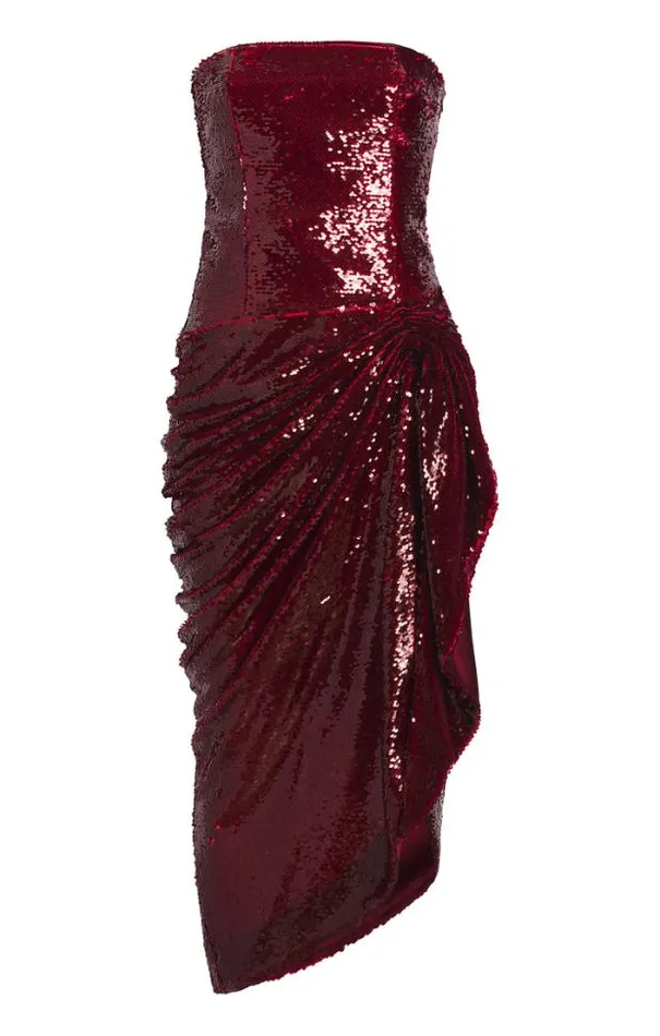 Cinq A Sept Midi Women Shea Dress Oxblood