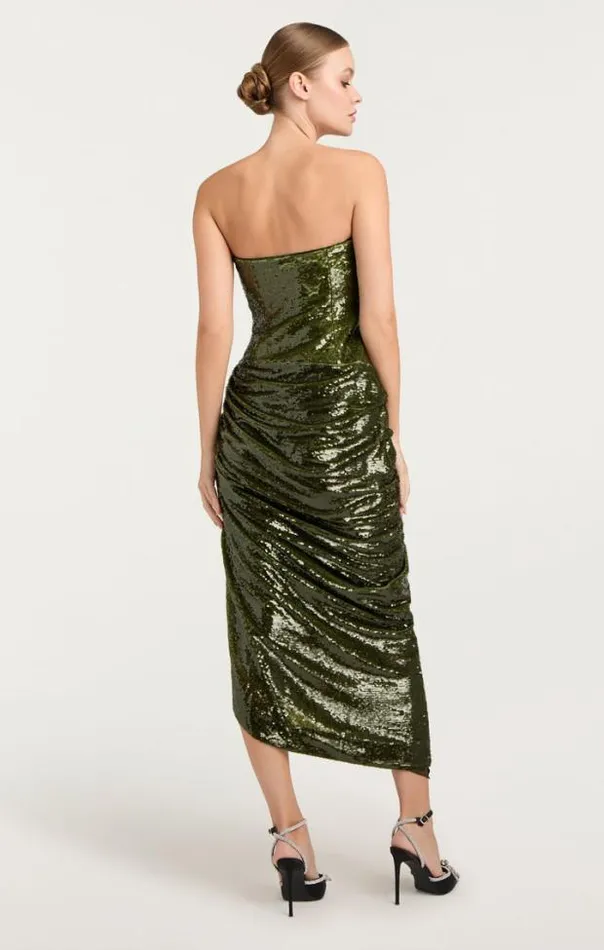 Cinq A Sept Midi Women Shea Dress Seaweed
