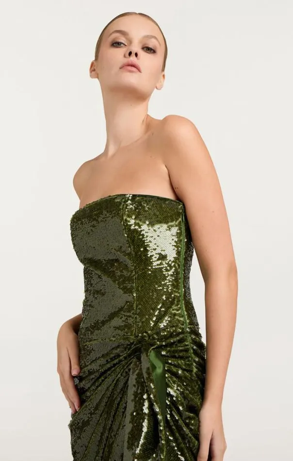 Cinq A Sept Midi Women Shea Dress Seaweed