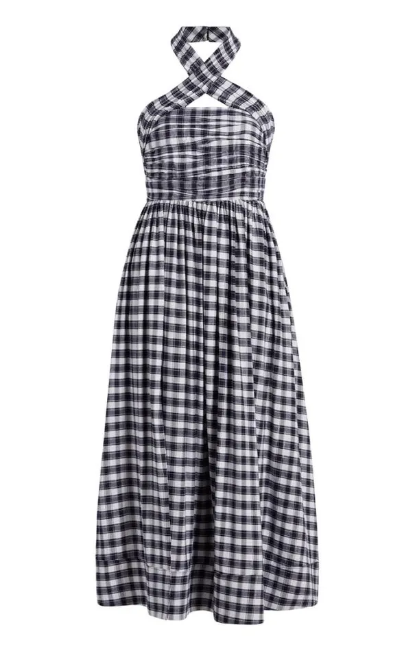 Cinq A Sept Midi Women Taylen Dress Navywhite