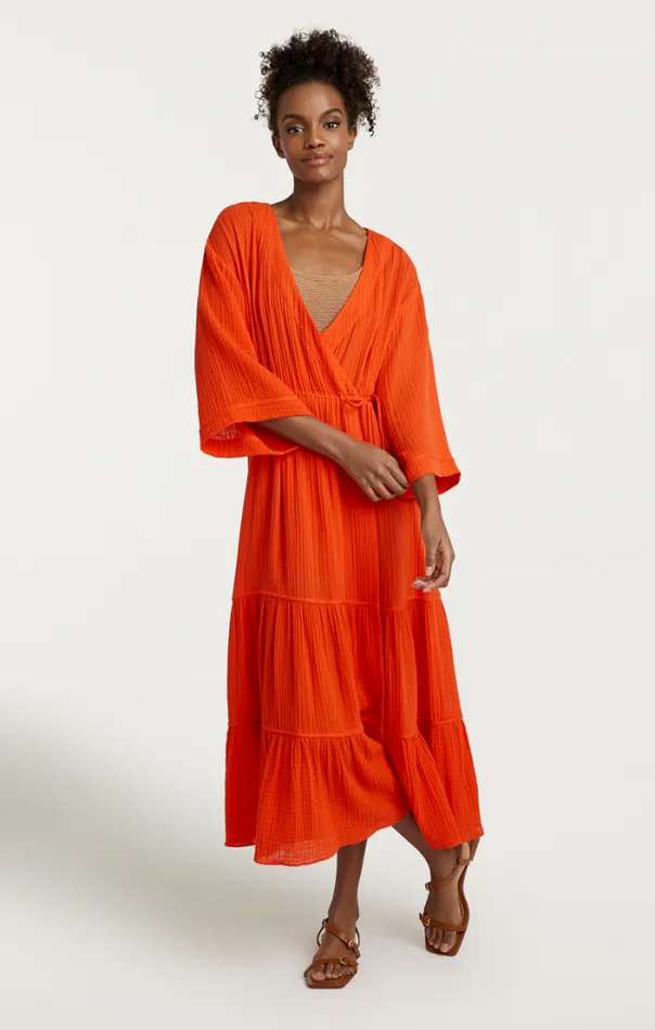 Cinq A Sept Midi Women Torey Dress Cherry Tomato