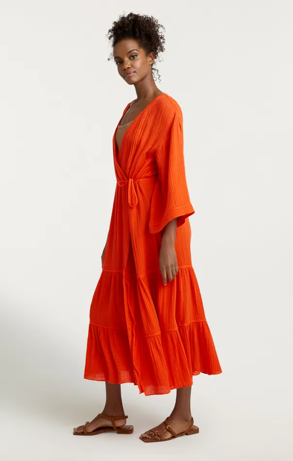 Cinq A Sept Midi Women Torey Dress Cherry Tomato