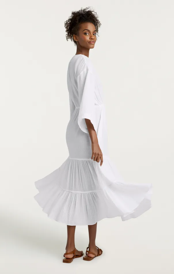 Cinq A Sept Midi Women Torey Dress White