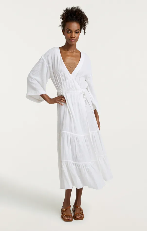 Cinq A Sept Midi Women Torey Dress White