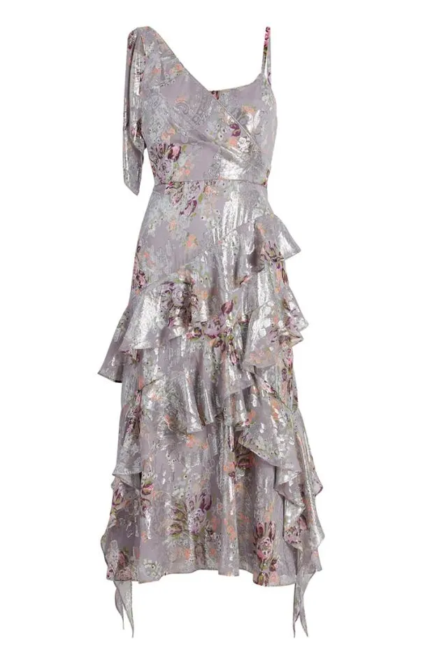 Cinq A Sept Midi Women Trevor Dress Grey Multi