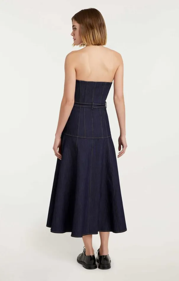 Cinq A Sept Midi Women Veena Dress Indigo