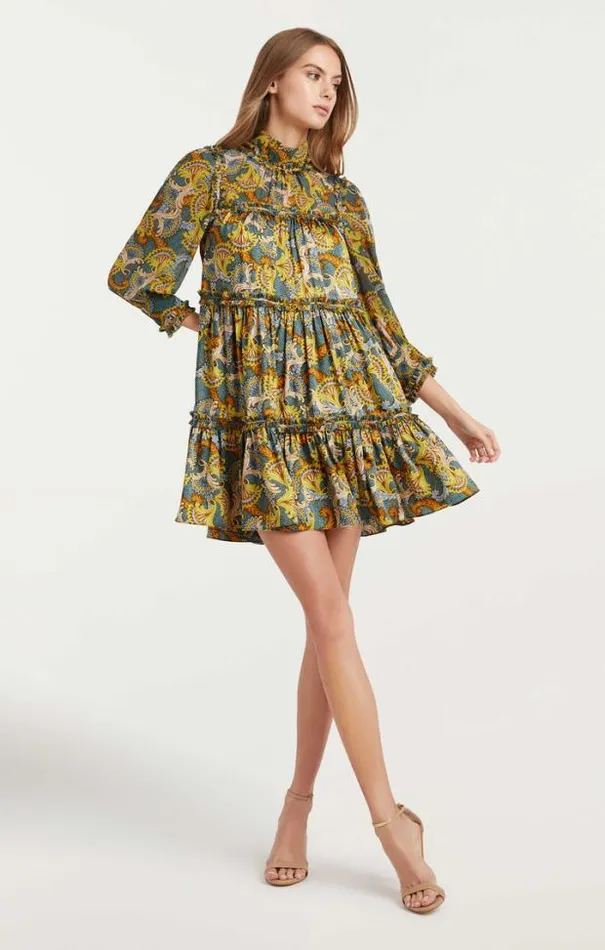 Cinq A Sept Mini Women Brady Dress Eucalyptus Multi