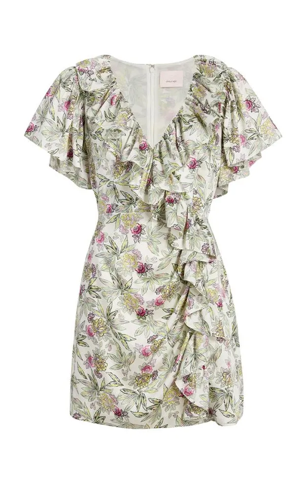 Cinq A Sept Mini Women Evans Dress Ivory Multi