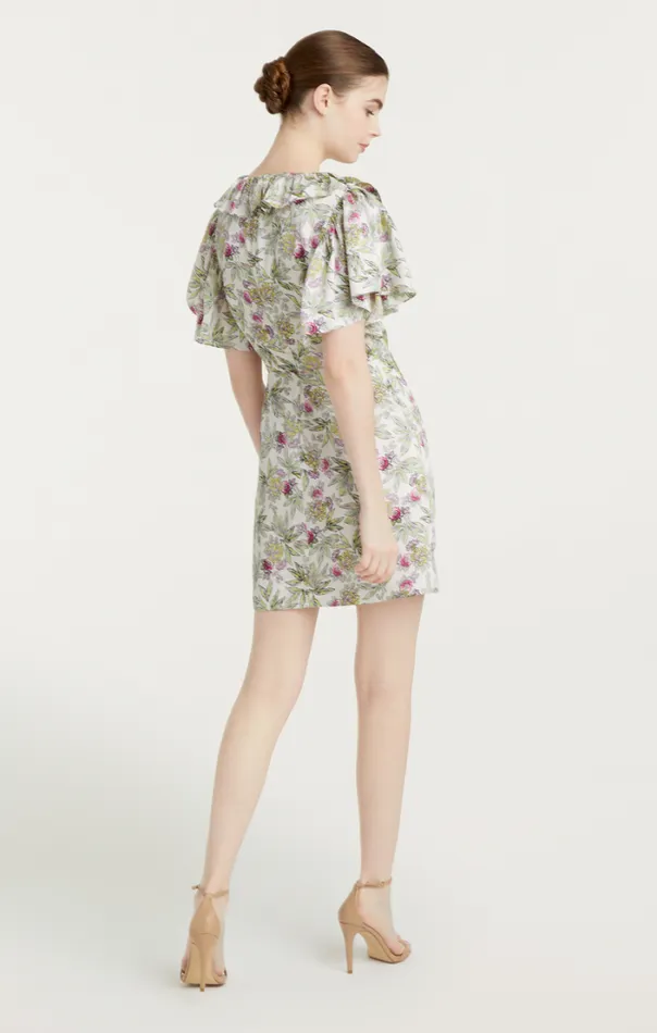 Cinq A Sept Mini Women Evans Dress Ivory Multi