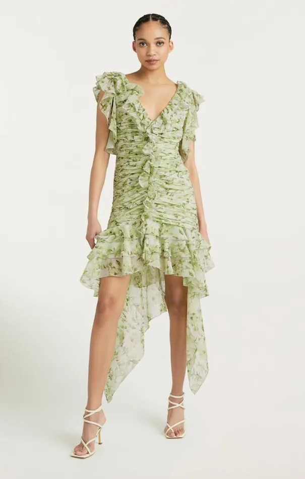 Cinq A Sept Mini Women Portra Dress Faded Mint Multi