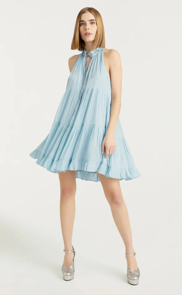 Cinq A Sept Mini Women Sleeveless Phyllis Dress Dream Blue