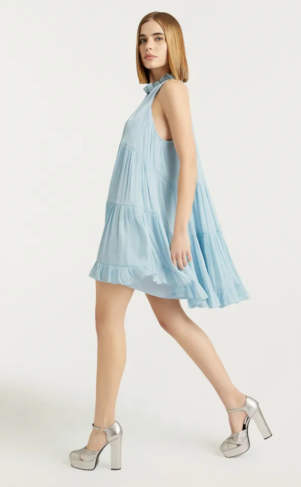 Cinq A Sept Mini Women Sleeveless Phyllis Dress Dream Blue