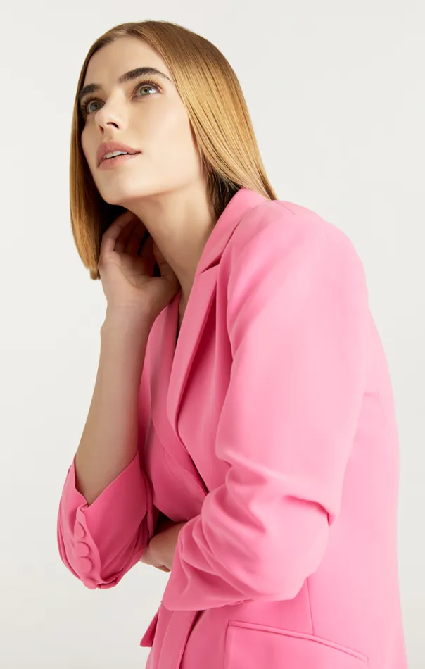 Cinq A Sept Mini Women Solid Joel Dress Neon Pink