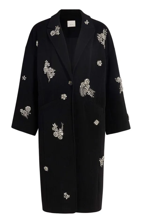 Cinq A Sept Outerwear Women Crystal Ivy Gravis Coat Black