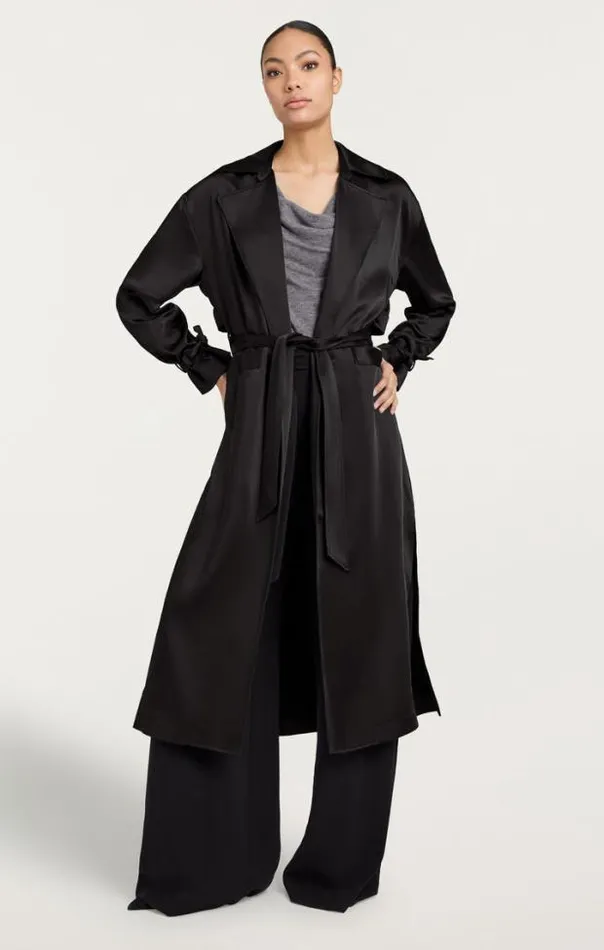 Cinq A Sept Outerwear Women Jayla Trench Black