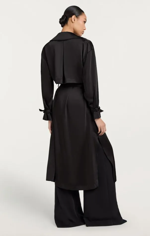 Cinq A Sept Outerwear Women Jayla Trench Black