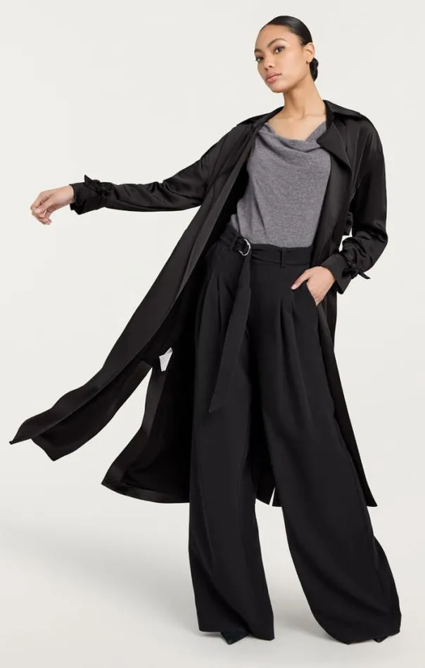 Cinq A Sept Outerwear Women Jayla Trench Black