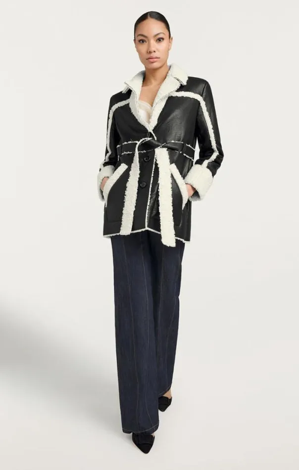 Cinq A Sept Outerwear Women Mona Coat Blackivory